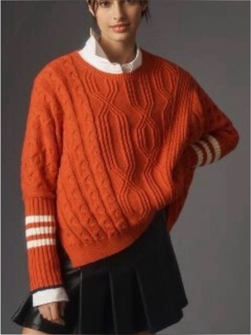 Maeve by Anthropologie Cable Knit Sweater Woman’s Size Large